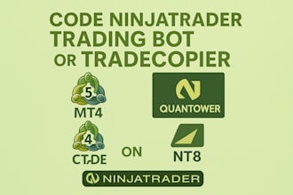 code ninjatrader trading bot or tradecopier on mt5, mt4, ctrader, quantower, nt8