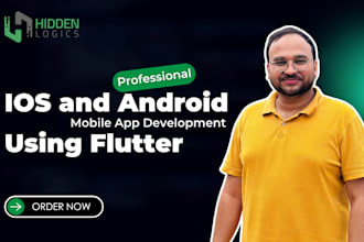 create a flutter app for android and ios including UI, backend and deployment
