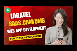 develop crm, cms, saas app or website with admin panel