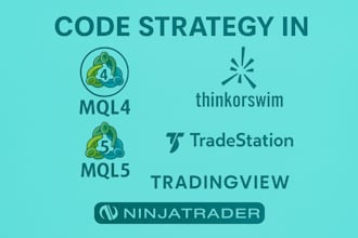 code strategy on mql4, mql5, thinkorswim, tradestation, tradingview, ninjatrader