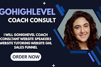 gohighevel coach consultant website speakers website tutoring website ghl funnel