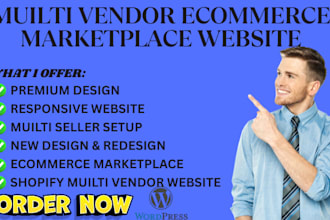 build multivendor ecommerce marketplace website develop wordpress ecommerce