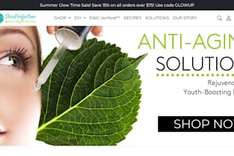 design dynamic spa shopify store organic skincare ayurvedic care spa website
