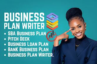 write a bank, proposal business and sba ready business plan to secure funding
