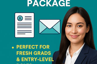 create an ats optimized early career resume, cover letter, and linkedin profile