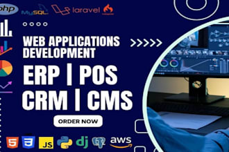 develop custom software web app, crm, erp, saas, hrm, inventory, odoo, ai web