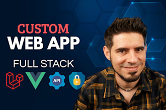 develop a scalable and secure web app with laravel and vue