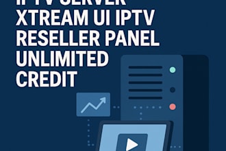 set up xui one, iptv server, xtream ui,iptv reseller panel, unlimited credit