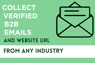 collect verified emails and website links from your niche