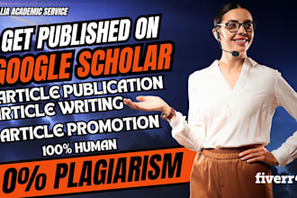 backdate write and publish article in high impact journals on google scholar