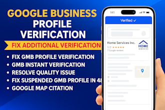do google business profile verification reinstate gmb and setup gmb profile