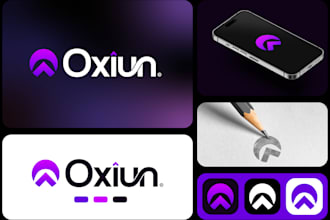 design modern tech saas software technology startup business logo