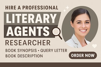 connect you with literary agents who match your genre