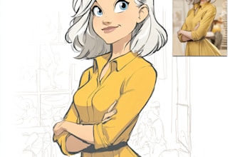 do a charcter of comic or design your comic character