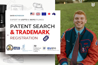 conduct expert patent search, trademark search, uspto trademark registration