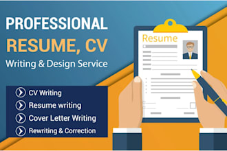 create a modern and professional resume in arabic or english