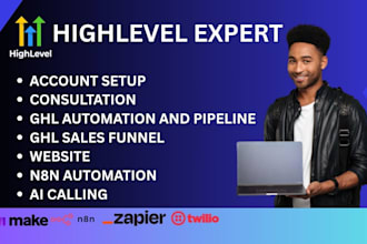 integrate ai voice agent, chatbot with gohighlevel, automate workflow using n8n