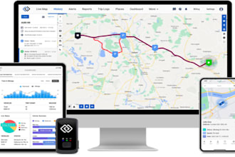 develop live location app gps tracking app geolocation app with admin panel