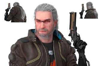 do 3d modeling for game assets, character design, 3d animation in blender
