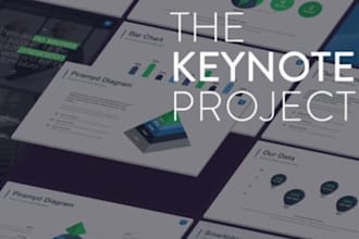 create or redesign powerpoint presentation and keynote presentation urgent