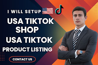 setup USA tiktok shop, USA tiktok account, USA tiktok ads, US product listing