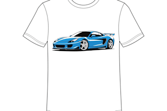 make custom vector car t shirt design fast