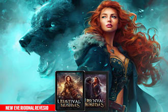 design epic fantasy, recipes, KDP romance book cover
