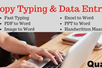 do filipino and english typing jobs or retype scanned documents