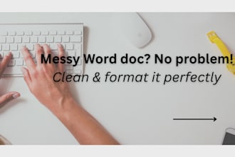 format and clean up your microsoft word document