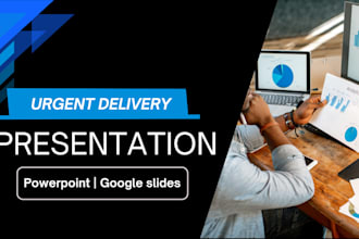 create powerpoint presentation design, pitch deck, canva and google slides