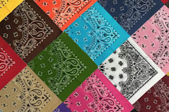 design bandanas, mandalas, paisley and scarf design for you
