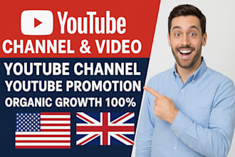 do targeted youtube promotion for USA and UK audiences via google ads