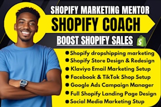 do shopify marketing mentor, shopify coach shopify consultant product research