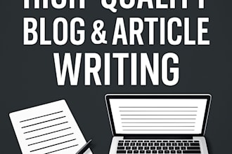 write blog posts, youtube scripts, and social media captions