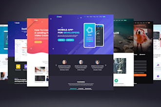 design a clean, modern, and responsive landing page