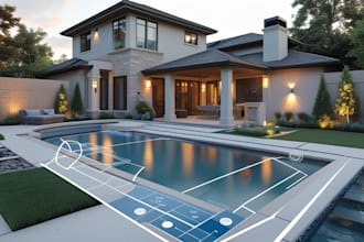 do custom landscape, pool, and grading plans with 2d and 3d renderings