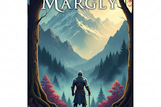 make a professional fantasy book cover and ebook cover