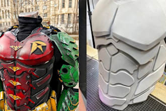 create cosplay creation anime wearable cosplay 3d armor model 3d printable props