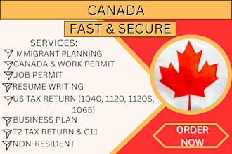 help you with lmia, job offers, resume design, visa support, and ict work permit