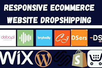 build responsive ecommerce dropshipping store design via shopify dsers autods