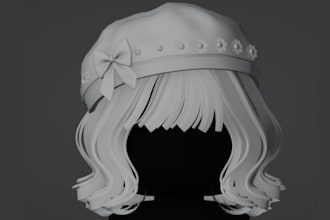 create cutom roblox hair and accessories for your game character
