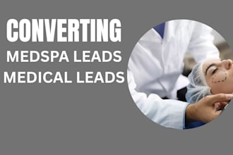 generate hot medspa leads med spa landing page medical spa clinic facebook ads