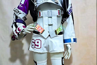 do wearable 3d cosplay creation model halloween costume,props and 3d accessories