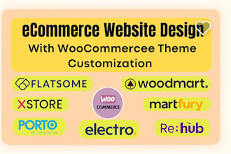 create ecommerce website with wood mart, flatsome or porto