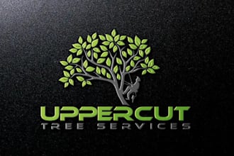 custom tree logo  nature, eco, wellness, and growth inspired brand design