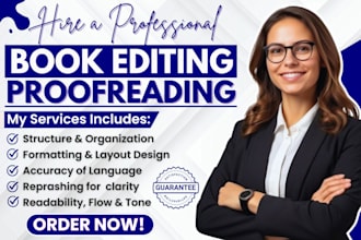 proofread typeset fiction nonfiction developmental edit format poetry manuscript