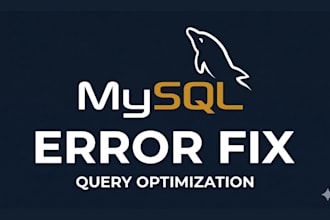 fix database errors or optimize mysql queries