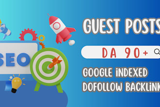 do high quality dofollow seo guest posts backlinks on high traffic sites