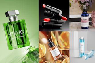 do 3d modeling, rendering for your beauty products