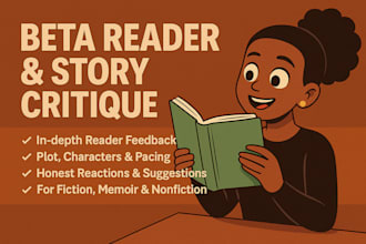 do honest, critique beta or alpha read your roman, fantasy story